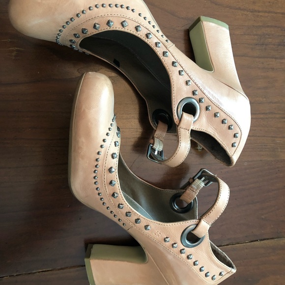 b. makowsky Shoes - Studded Mary Janes